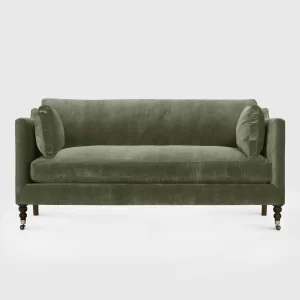 Fabienne Velvet Sofa - Moss