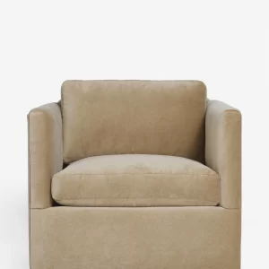 Lotte Accent Chair - Camel Velvet