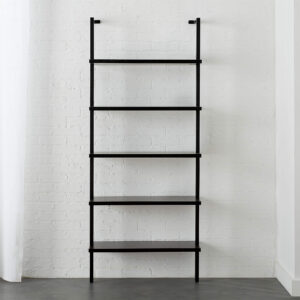 Stairway White Metal Wall Shelf